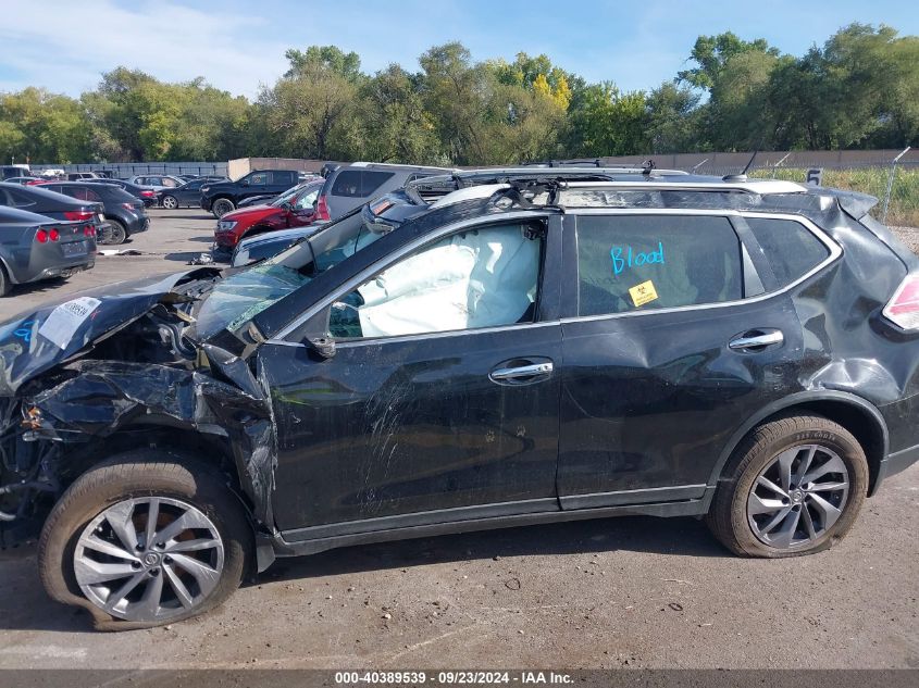 2016 Nissan Rogue S/Sl/Sv VIN: 5N1AT2MV2GC745642 Lot: 40389539