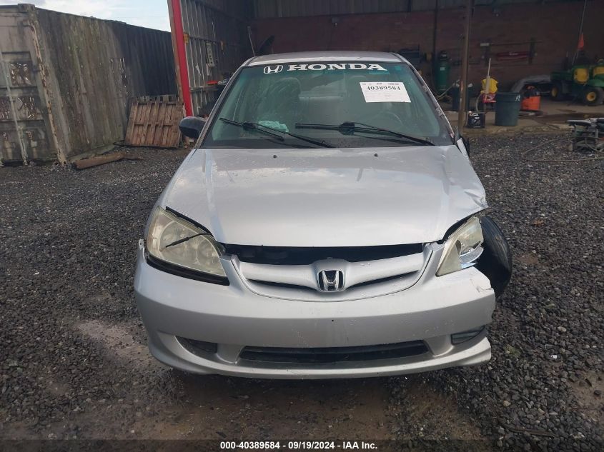 2004 Honda Civic Vp VIN: 2HGES16314H541181 Lot: 40389584