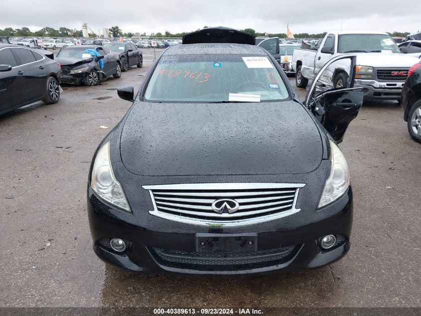 2013 Infiniti G37 VIN: JN1CV6AR9DM765675 Lot: 40389613