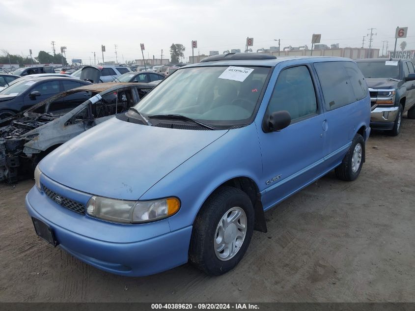 1996 Nissan Quest Xe/Gxe VIN: 4N2DN11W3TD813838 Lot: 40389620