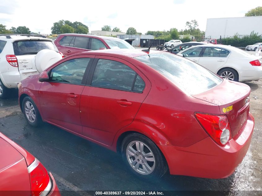 2012 Chevrolet Sonic 2Ls VIN: 1G1JA5SH0C4113079 Lot: 40389637