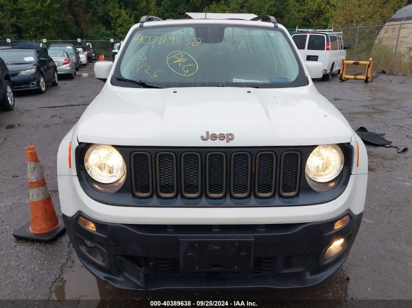 2016 Jeep Renegade Latitude VIN: ZACCJABT9GPD11003 Lot: 40389638