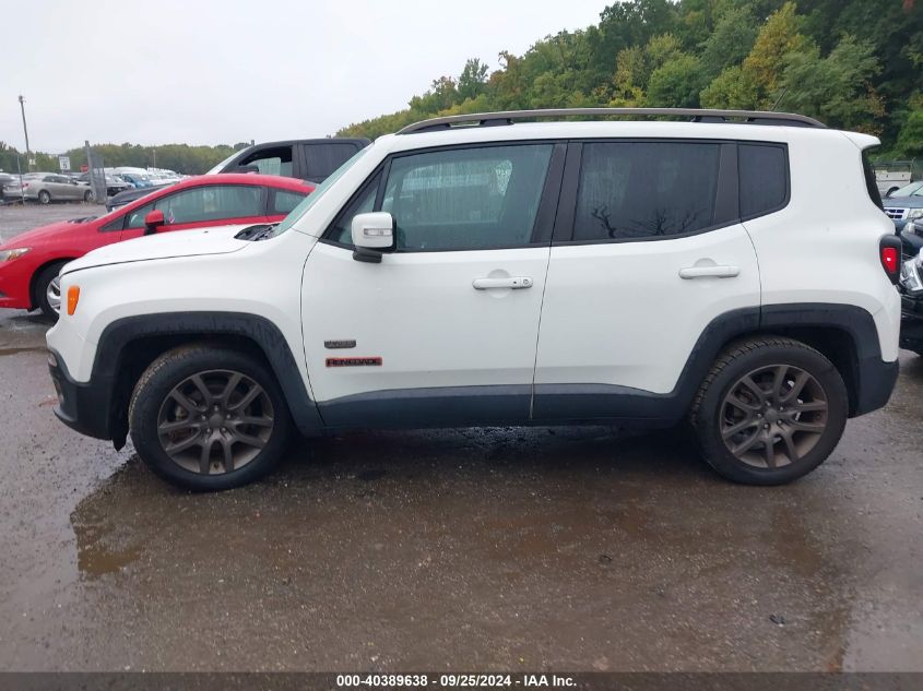 2016 Jeep Renegade Latitude VIN: ZACCJABT9GPD11003 Lot: 40389638