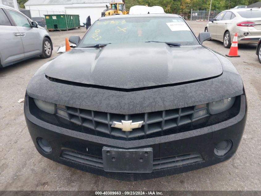 2013 Chevrolet Camaro 2Ls VIN: 2G1FA1E32D9207087 Lot: 40389663