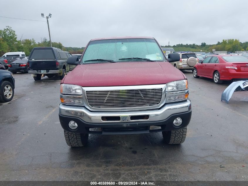 2006 GMC Sierra 1500 Sle2 VIN: 1GTEK19BX6Z129863 Lot: 40389680