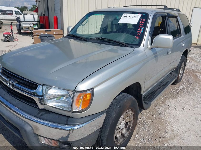 2002 Toyota 4Runner Sr5 V6 VIN: JT3GN86R620259507 Lot: 40389686