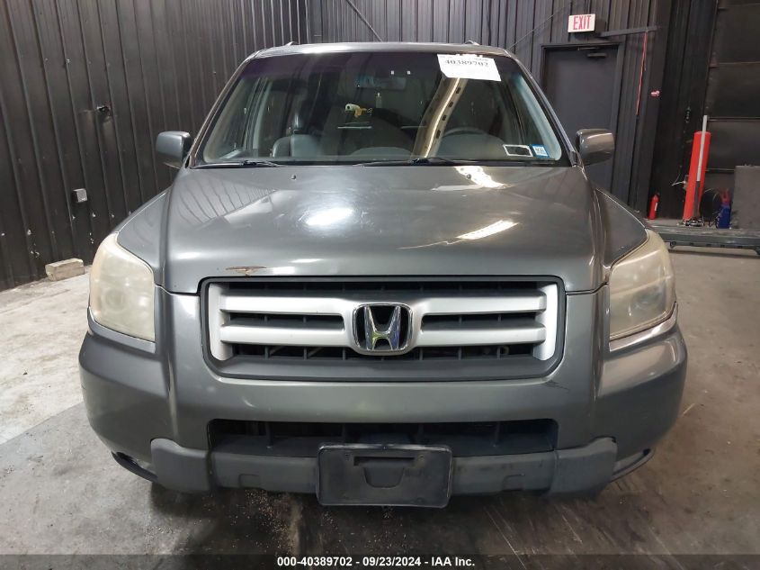 2008 Honda Pilot Ex-L VIN: 5FNYF18628B016889 Lot: 40389702