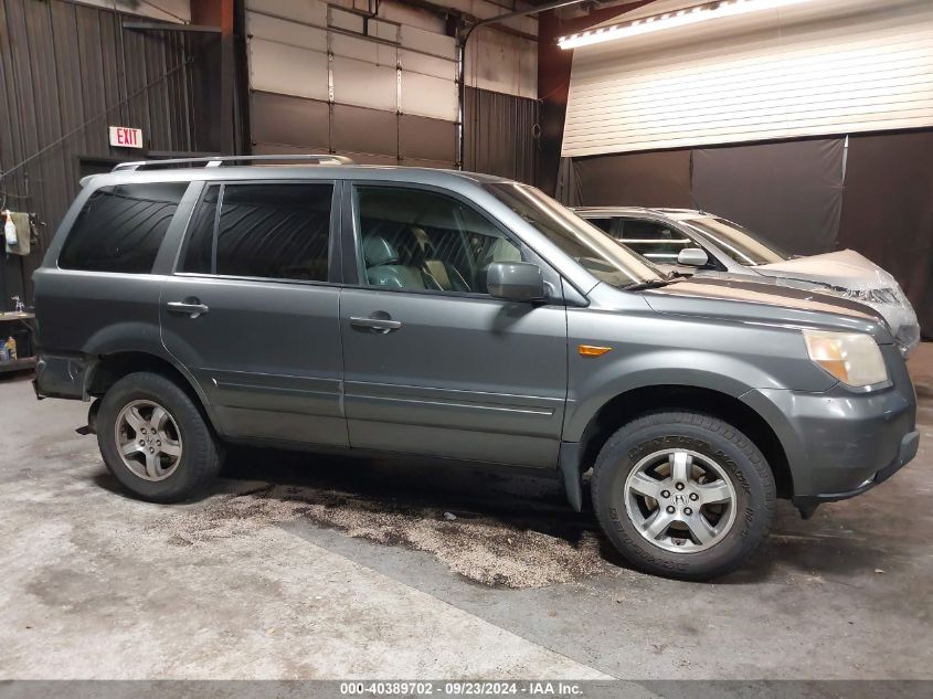 2008 Honda Pilot Ex-L VIN: 5FNYF18628B016889 Lot: 40389702