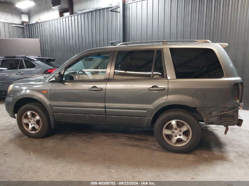 2008 Honda Pilot Ex-L VIN: 5FNYF18628B016889 Lot: 40389702