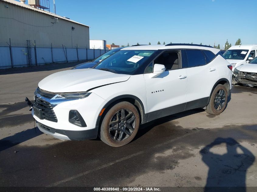 2020 Chevrolet Blazer Fwd 2Lt VIN: 3GNKBCRS9LS542131 Lot: 40389840