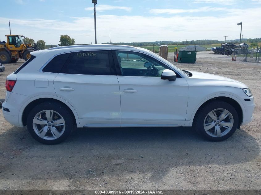 2019 Audi Q5 45 Premium VIN: WA1BNAFY9K2101181 Lot: 40389916