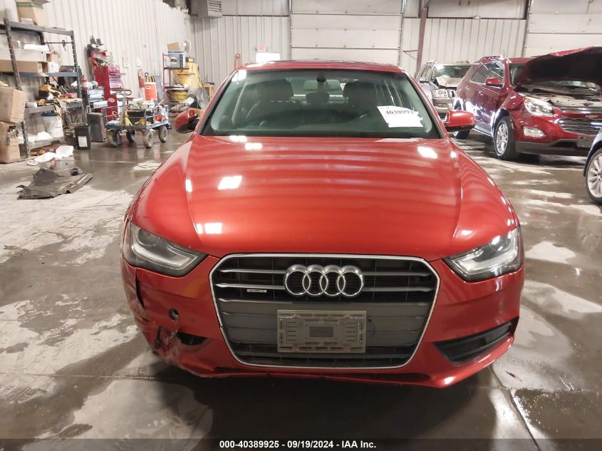 2013 AUDI A4 2.0T PREMIUM - WAUFFAFLXDN048627