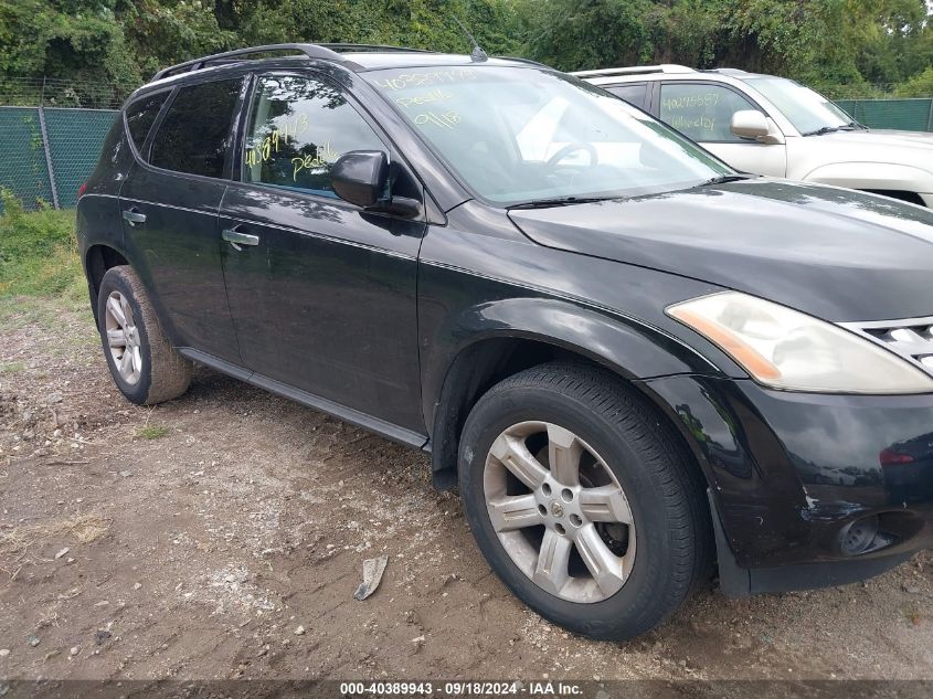 2007 Nissan Murano S VIN: JN8AZ08W77W619600 Lot: 40389943