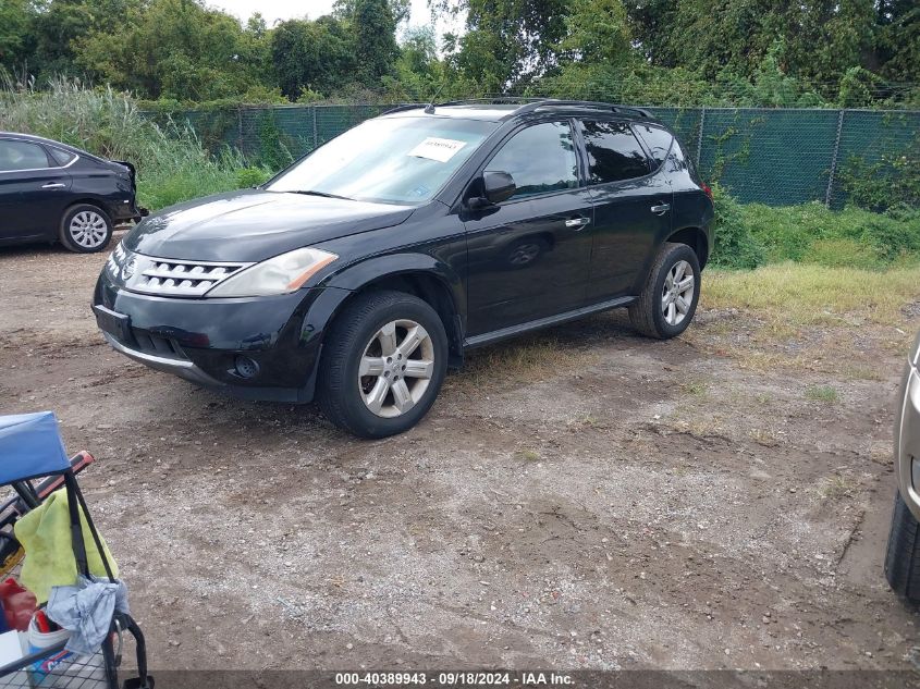 2007 Nissan Murano S VIN: JN8AZ08W77W619600 Lot: 40389943