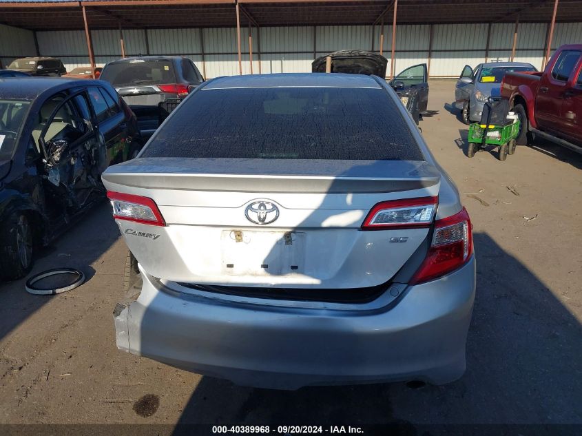 2013 Toyota Camry Se VIN: 4T1BF1FK7DU698350 Lot: 40389968