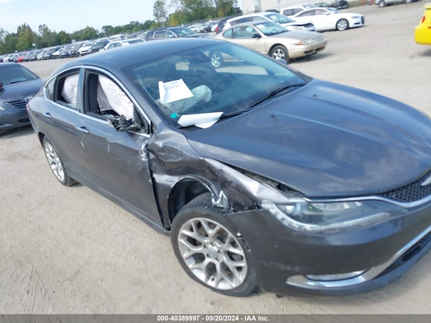 2015 Chrysler 200 C VIN: 1C3CCCEG3FN690788 Lot: 40389997