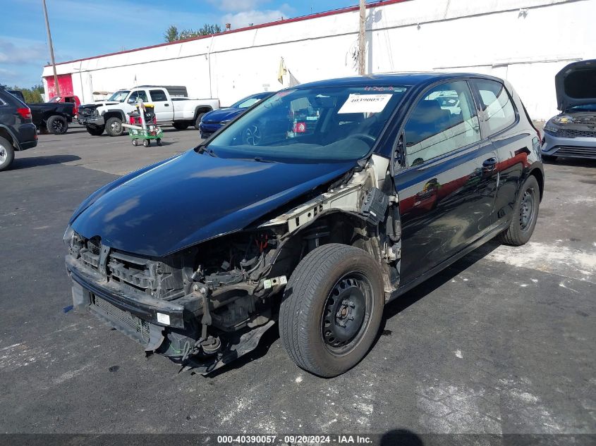 2011 Volkswagen Golf 2.5L 2-Door VIN: WVWBB7AJ9BW076643 Lot: 40390057