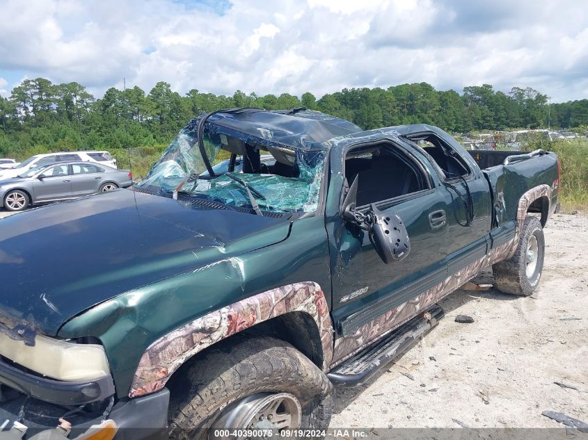 2001 Chevrolet Silverado 2500 Ls VIN: 1GCGK29U71Z155216 Lot: 40390075