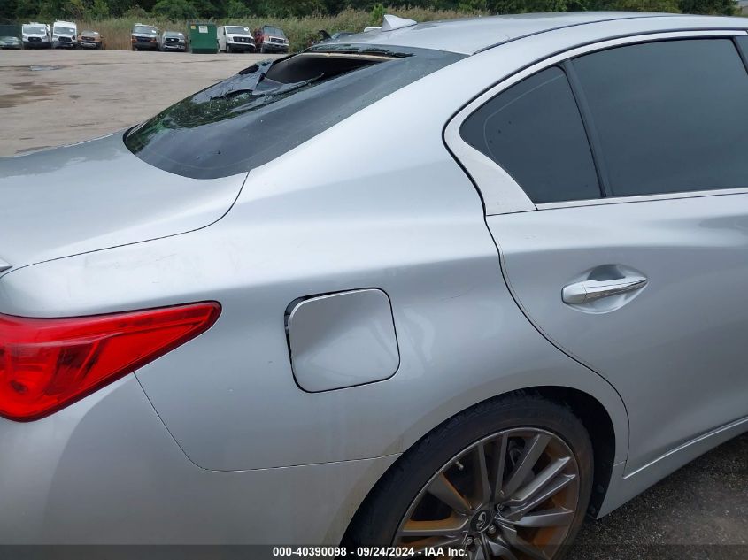 2016 Infiniti Q50 3.0T Red Sport 400 VIN: JN1FV7AR1GM452062 Lot: 40390098