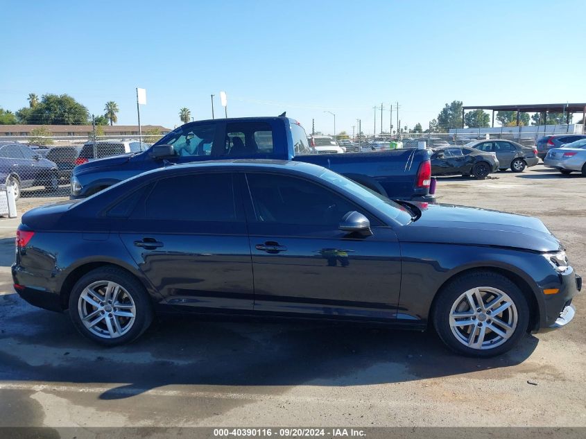 2017 AUDI A4 2.0T PREMIUM - WAUGNAF4XHN006206