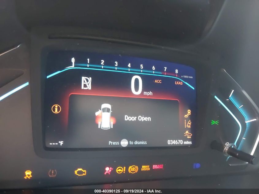 5FNRL6H77KB026182 2019 Honda Odyssey Ex-L