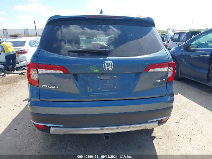 2021 Honda Pilot 2Wd Touring 8 Passenger VIN: 5FNYF5H98MB002295 Lot: 40390131