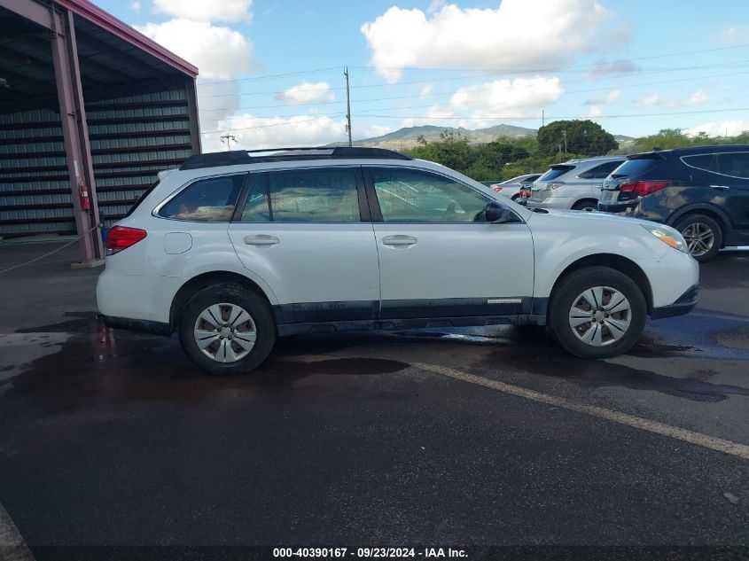 2010 Subaru Outback 2.5I VIN: 4S4BRCAC8A3347922 Lot: 40390167