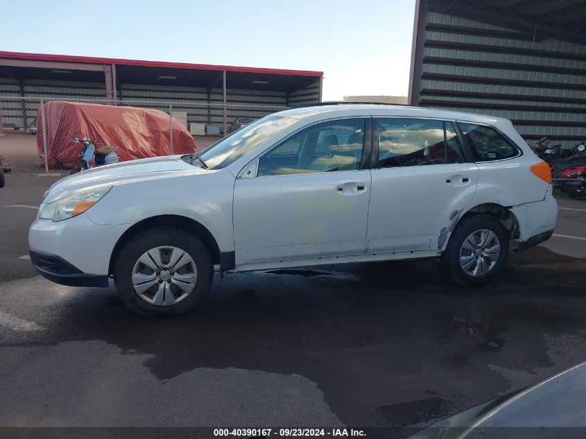 2010 Subaru Outback 2.5I VIN: 4S4BRCAC8A3347922 Lot: 40390167