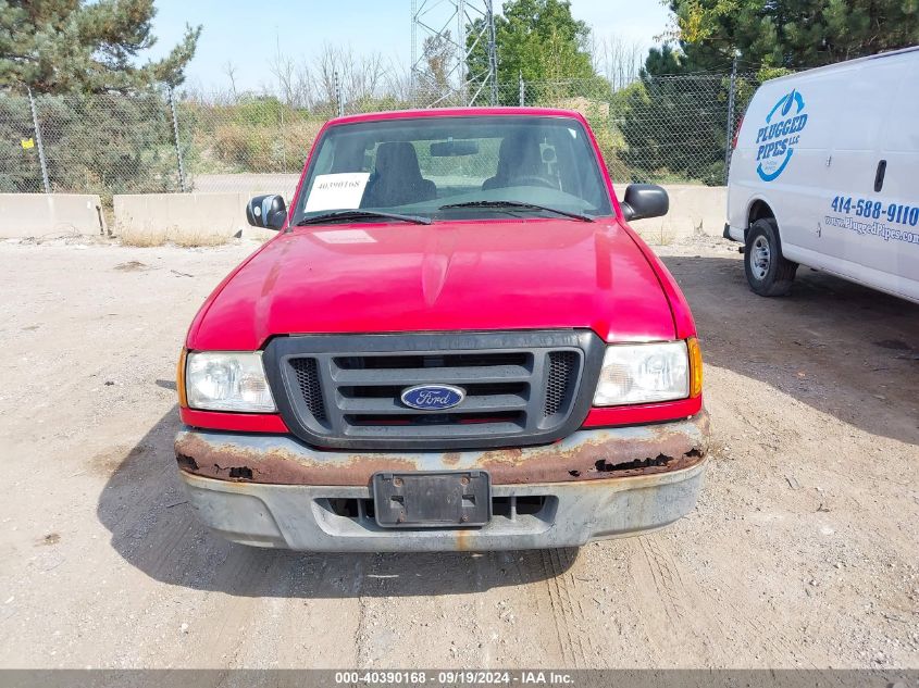 2004 Ford Ranger Xl/Xlt VIN: 1FTYR10D54PA89496 Lot: 40390168