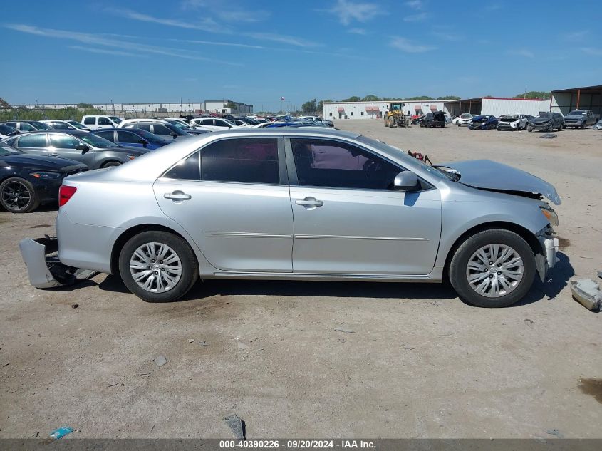 2012 Toyota Camry Le VIN: 4T4BF1FK9CR250857 Lot: 40390226