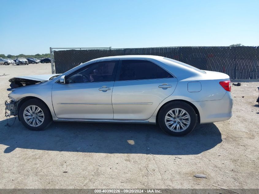 2012 Toyota Camry Le VIN: 4T4BF1FK9CR250857 Lot: 40390226