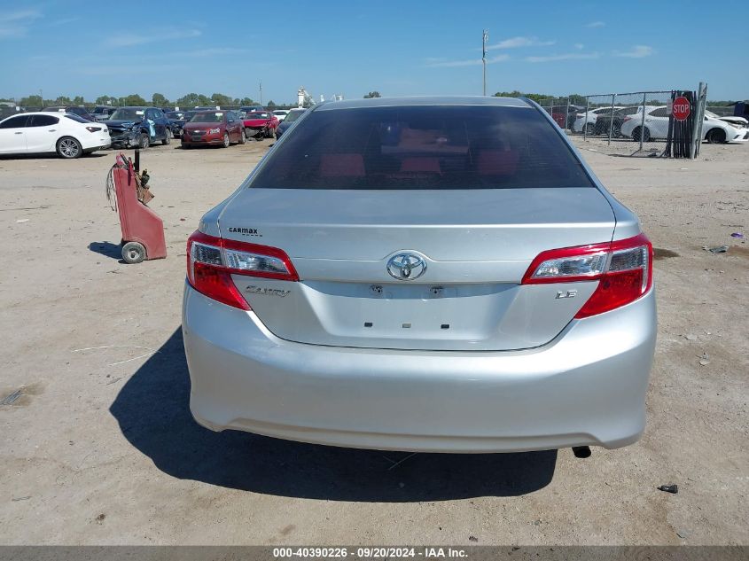 2012 Toyota Camry Le VIN: 4T4BF1FK9CR250857 Lot: 40390226