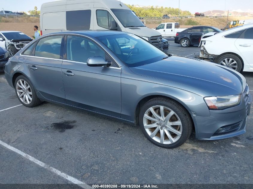 2013 Audi A4 2.0T Premium VIN: WAUEFAFL0DN021917 Lot: 40390288