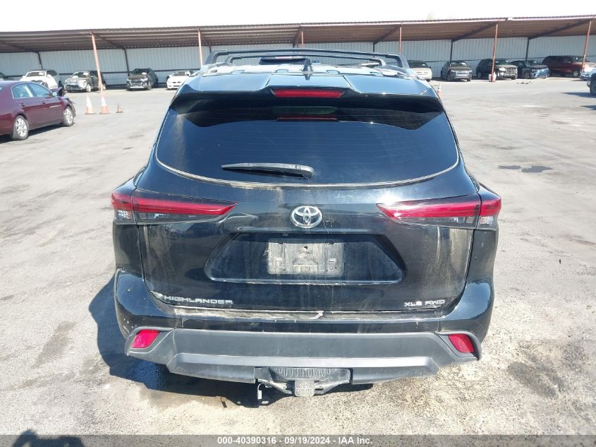 5TDHZRBH1MS103284 2021 Toyota Highlander Xle