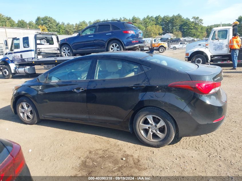 2014 Hyundai Elantra Se VIN: KMHDH4AE0EU080004 Lot: 40390318