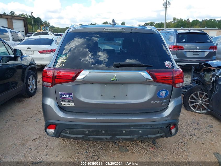 2019 Mitsubishi Outlander Sel VIN: JA4AD3A31KJ001328 Lot: 40390331