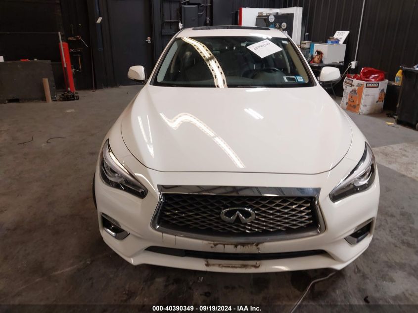 2019 Infiniti Q50 3.0T Luxe VIN: JN1EV7AR2KM558945 Lot: 40390349