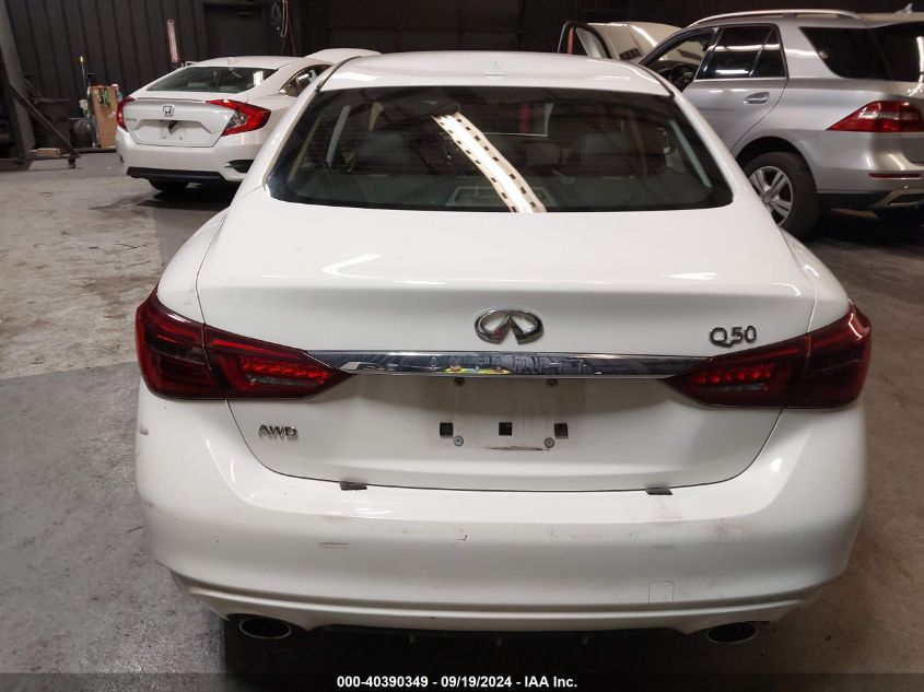 2019 Infiniti Q50 3.0T Luxe VIN: JN1EV7AR2KM558945 Lot: 40390349