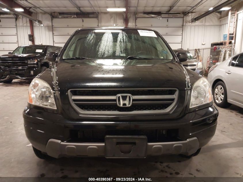 2005 Honda Pilot Ex VIN: 2HKYF18425H535730 Lot: 40390367