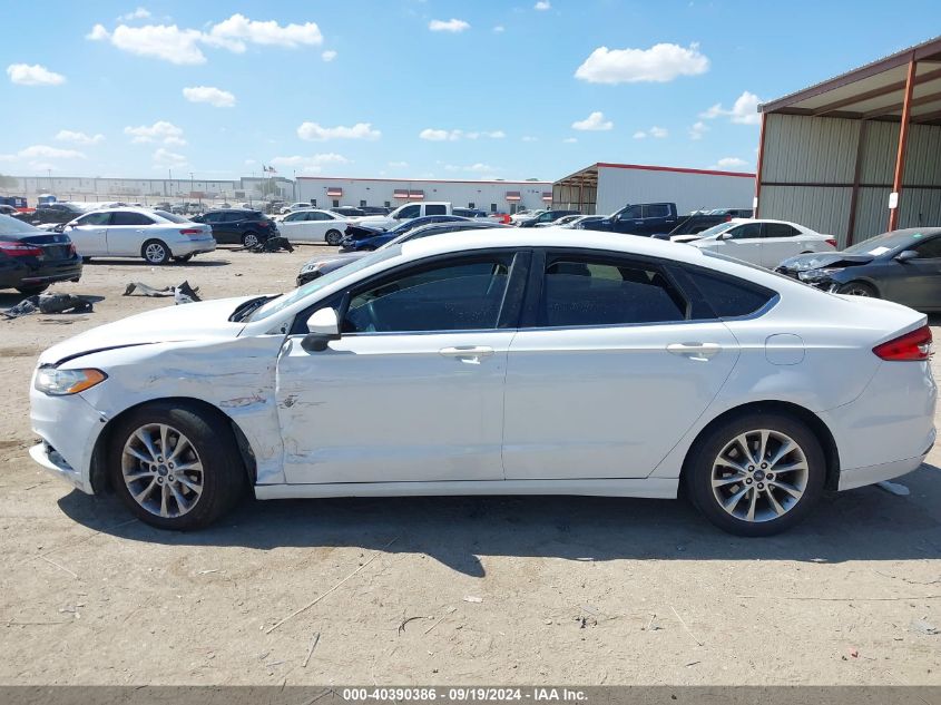 2017 FORD FUSION SE - 3FA6P0H73HR150743