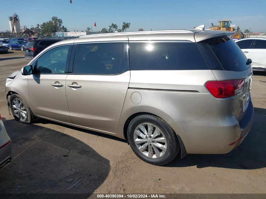 KNDMC5C11H6264458 2017 Kia Sedona Ex