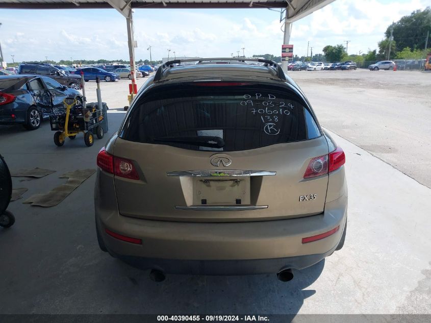 2003 Infiniti Fx35 VIN: JNRAS08W43X202357 Lot: 40390455