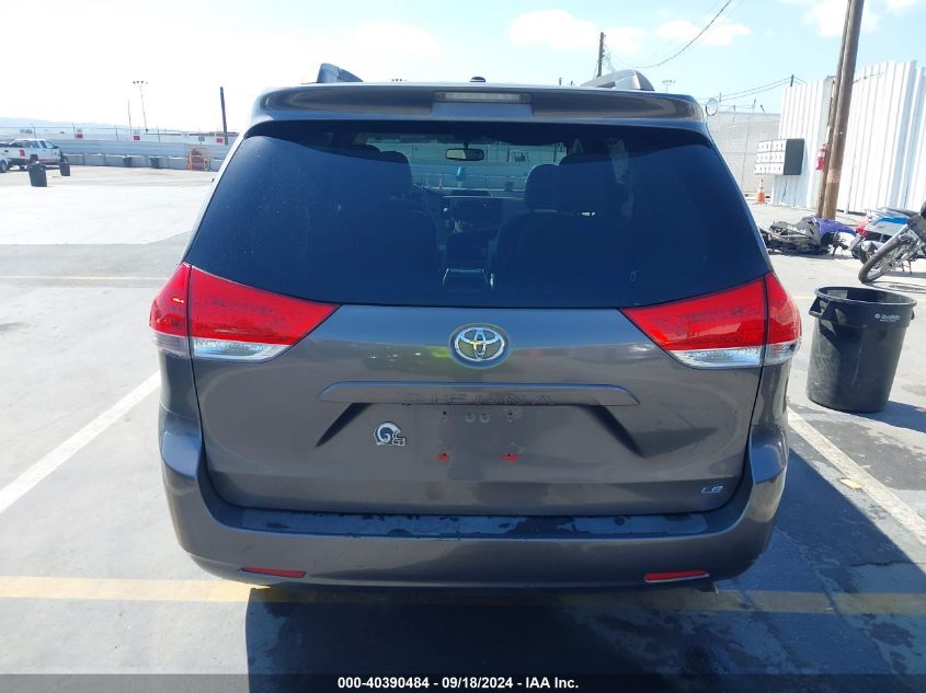 5TDKK3DC9DS338329 2013 Toyota Sienna Le V6 8 Passenger