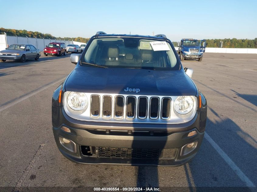 2017 Jeep Renegade Limited 4X4 VIN: ZACCJBDB4HPE85671 Lot: 40390554