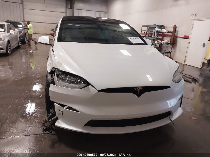 2023 Tesla Model X Dual Motor All-Wheel Drive/Standard Range VIN: 7SAXCBE52PF376994 Lot: 40390572