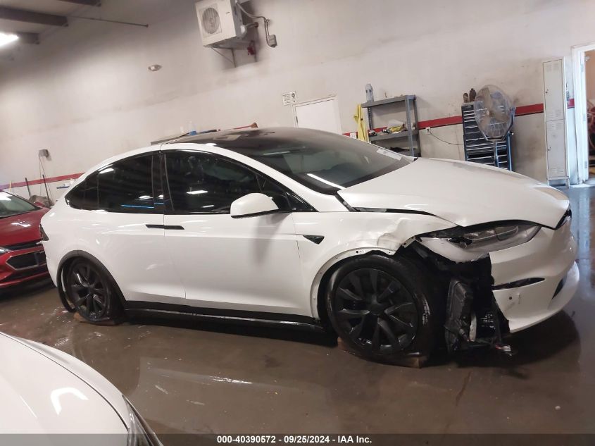 2023 Tesla Model X Dual Motor All-Wheel Drive/Standard Range VIN: 7SAXCBE52PF376994 Lot: 40390572