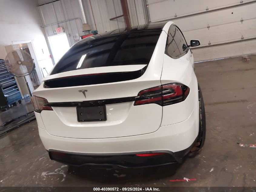 2023 Tesla Model X Dual Motor All-Wheel Drive/Standard Range VIN: 7SAXCBE52PF376994 Lot: 40390572