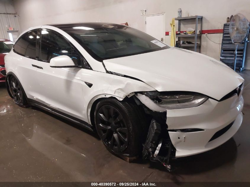 2023 Tesla Model X Dual Motor All-Wheel Drive/Standard Range VIN: 7SAXCBE52PF376994 Lot: 40390572