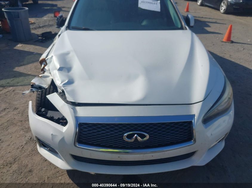 2014 Infiniti Q50 Premium VIN: JN1BV7AR6EM701578 Lot: 40390644