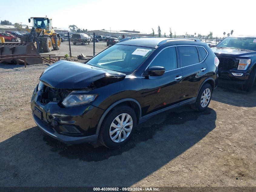 KNMAT2MT2GP670372 2016 NISSAN ROGUE - Image 2